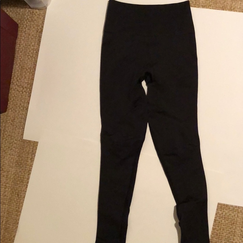 Full length black leggings